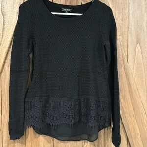 Lucky Brand black sweater size S